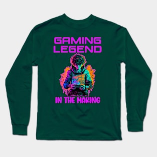 Gaming legend in the making video games Long Sleeve T-Shirt